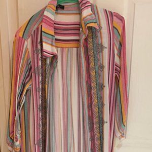 Striped Duster